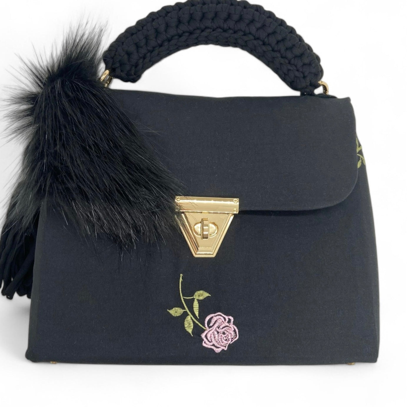 A SIGNATURE CLASSIC BLACK VENOM BAG