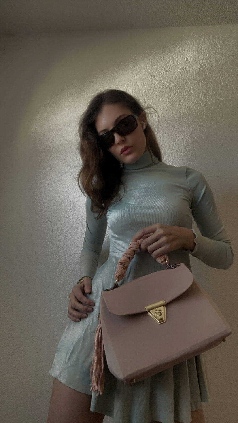 AA Signature Nude Haze Glam Bag