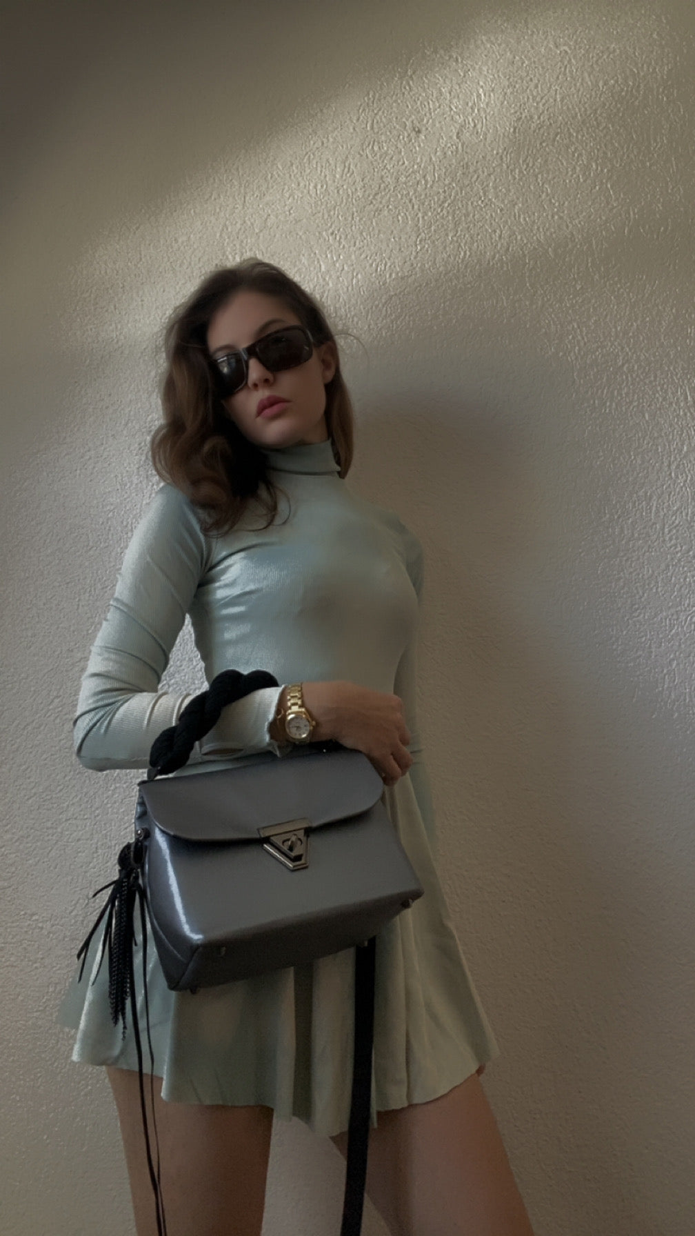 AA Signature Nude Haze Glam Bag