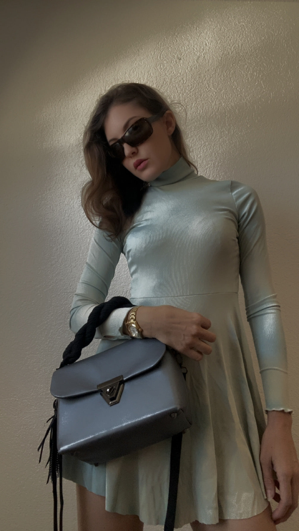 AA Signature Nude Haze Glam Bag