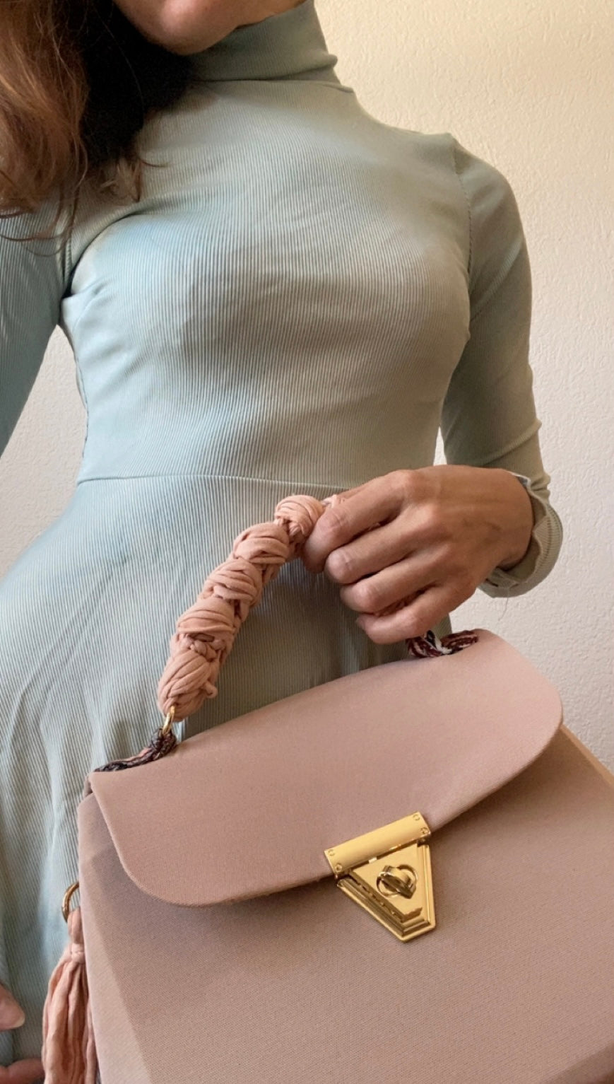 AA Signature Nude Haze Glam Bag