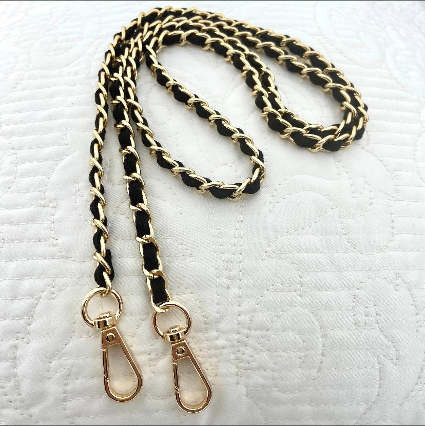 GOLD PHONE WRIST CHAIN WITH HOOKS