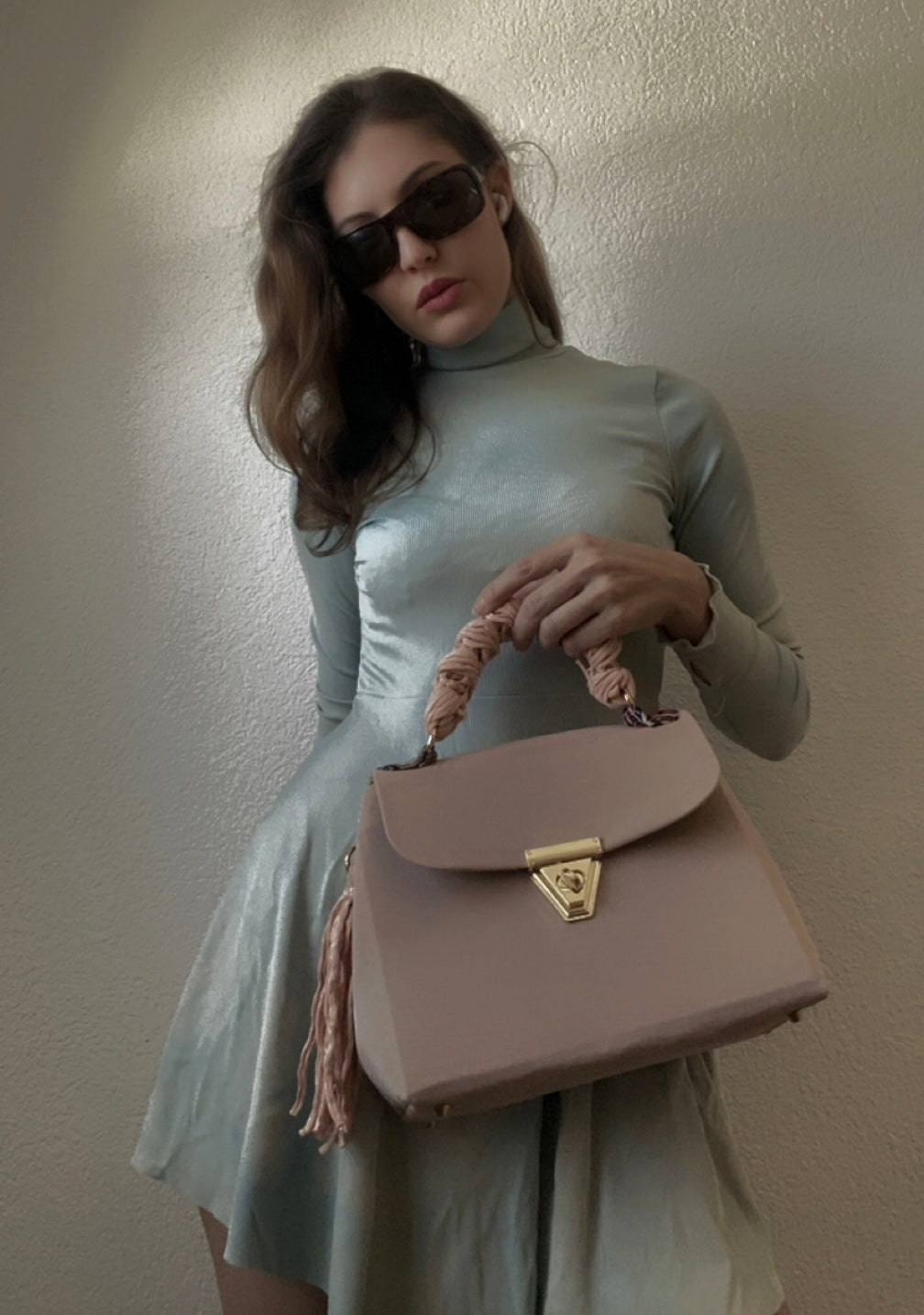 AA Signature Nude Haze Glam Bag