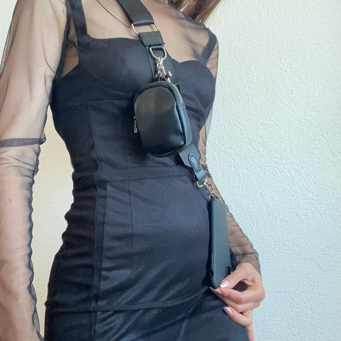 iPhone Pochette Sling, Samsung Crossbody Phone Case, Phone Leather Wallet, Phone Case Strap, Shoulder Strap Phone Case, iPhone Pouch Lanyard