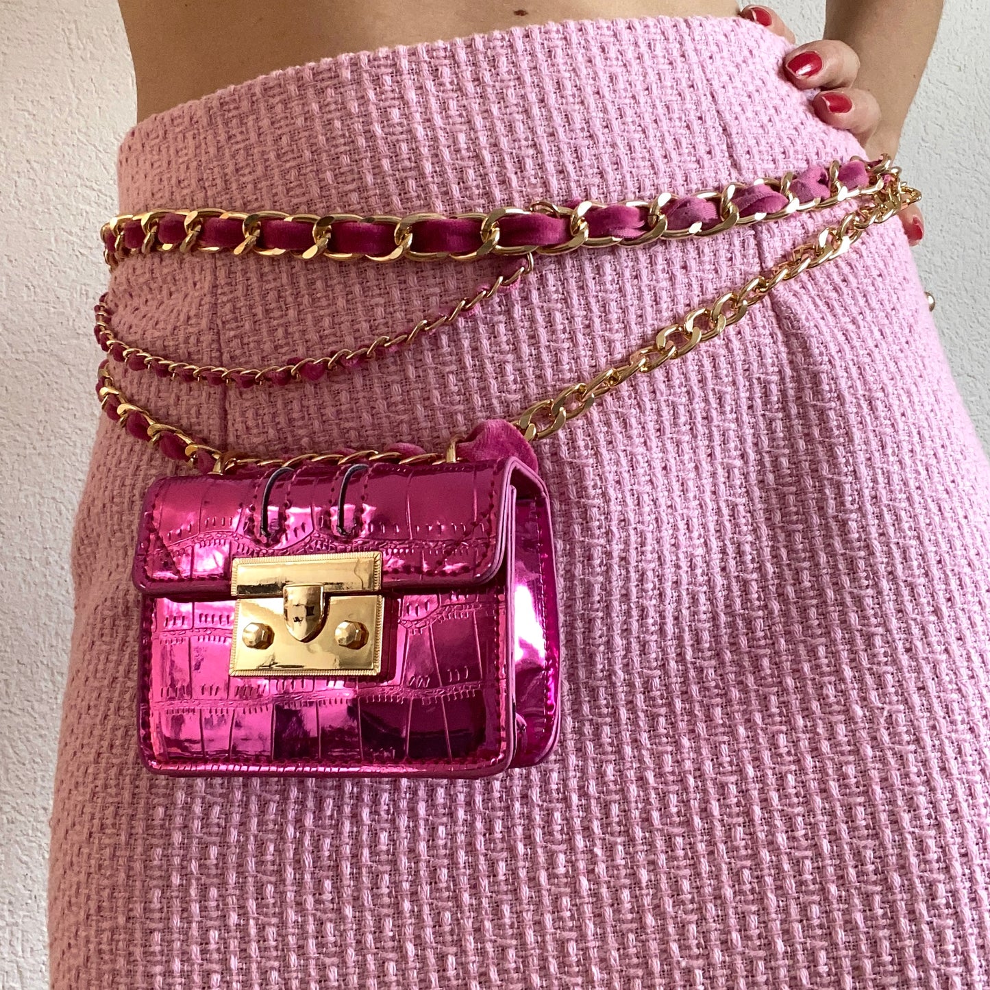 The Glam Mini – Pink / Black