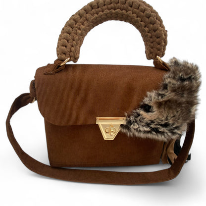 A Signature Charly Brown Corduroy Bag