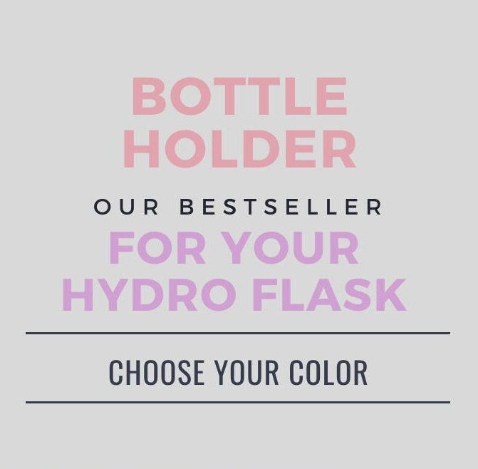 Crochet Velvet Bottle Holder, Gold Chain Bottle Holder, Water Bottle Sling, Water Bottle Carrier, Crossbody Bottle Bag, Water Flask Carrier