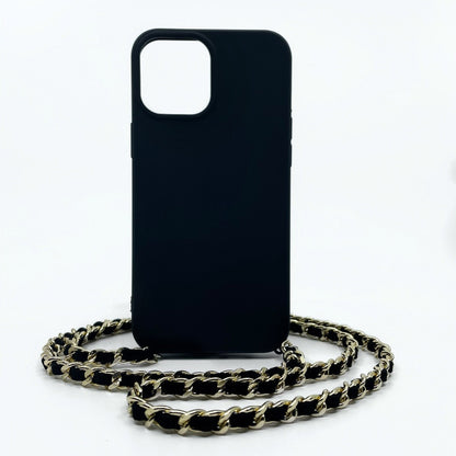 iPhone Sling Case, Samsung Cross body Phone Case, iPhone Strap, Phone Chain Strap, Shoulder Strap Phone Case, iPhone Gold Chain Lanyard